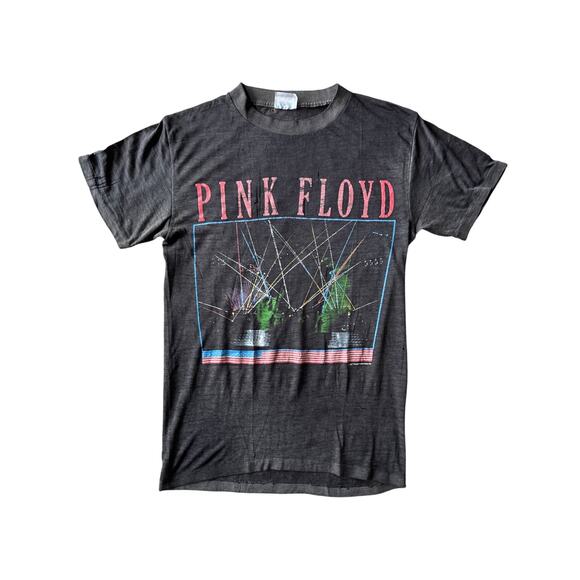 Vintage ‘87 Pink Floyd Tour Paper Thin USA Made Single Stitched Thrashed Band T - Picture 1 of 9
